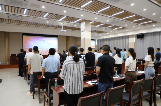 强国复兴有我〡交通产业Ezpay富港板块召开“喜迎二十大，安全共守护”道德讲堂活动